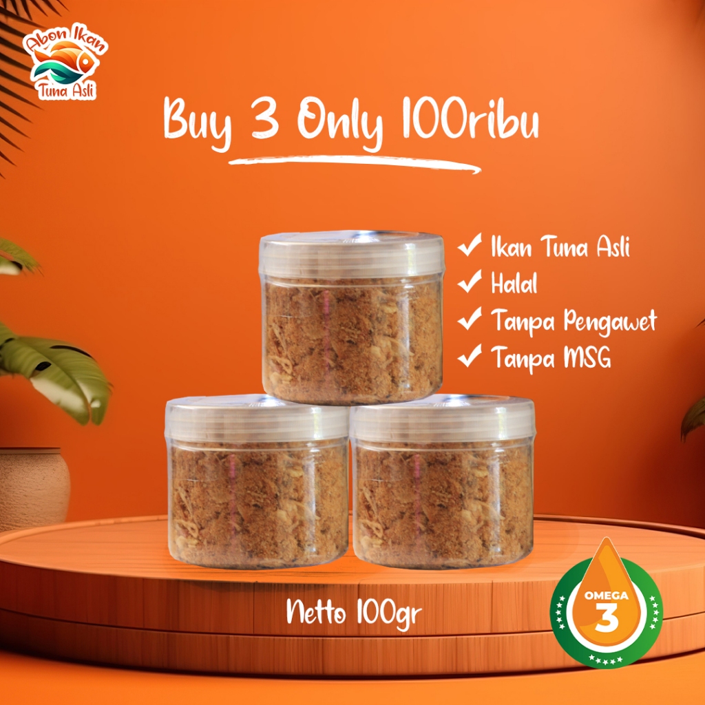 

(beli 3 cuma 100 ribu) Abon Ikan Tuna Asli