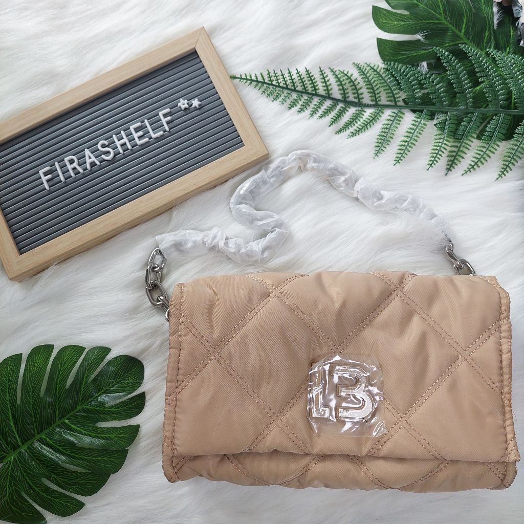 byl bimba y lola flap bag beige