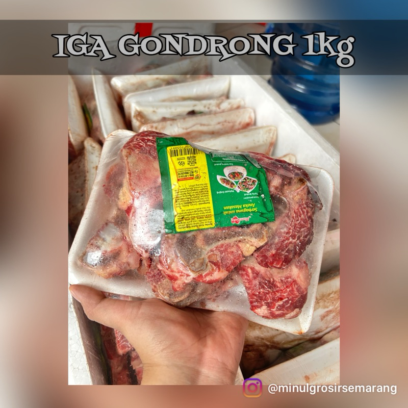 

(frozen food) Iga Gondrong 1kg//KHUSUS INSTAN AREA SEMARANG