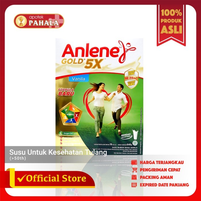 

ANLENE GOLD Vanilla 600gr I Untuk Kesehatan Tulang