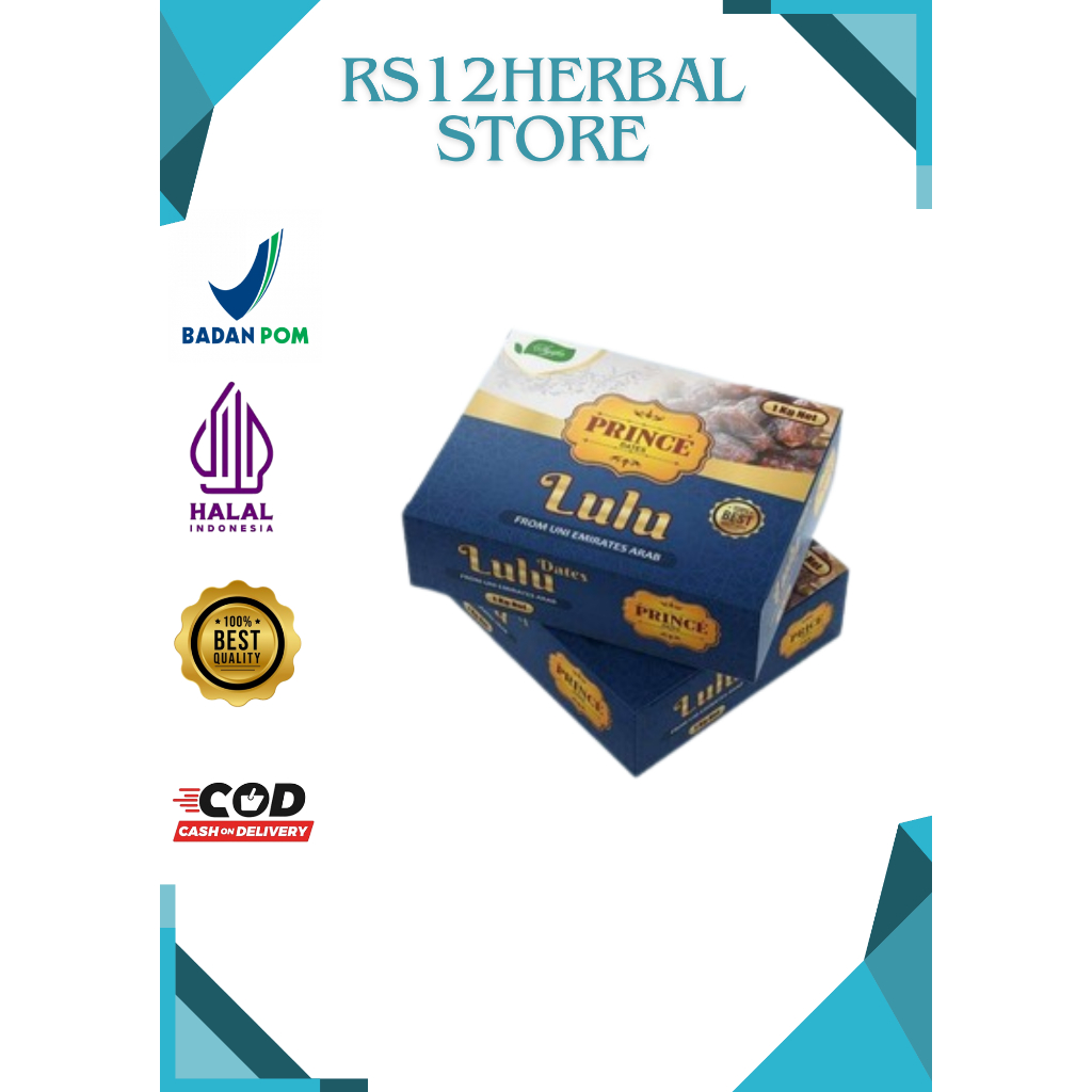 

New I Kurma Prince Date LULU I 1000 Gr | LULU 1kg dan kurma khalas king