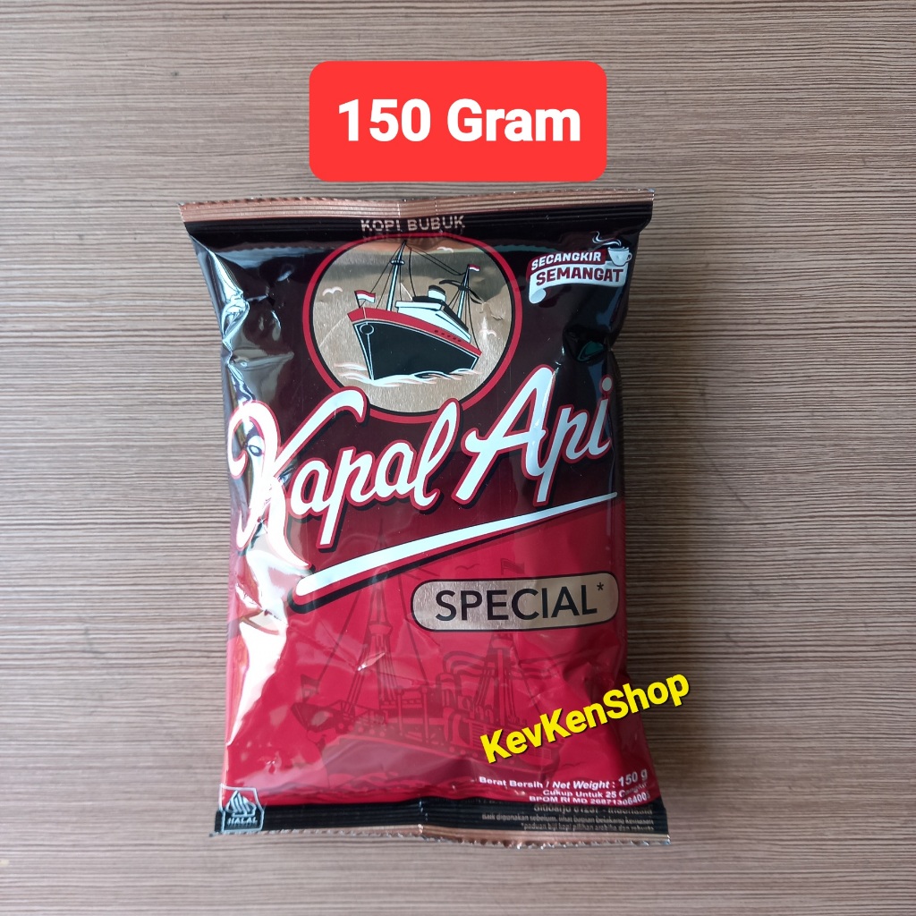 

Kopi bubuk KAPAL API SPECIAL Coffee 150 gram Harga per Bungkus 150gram