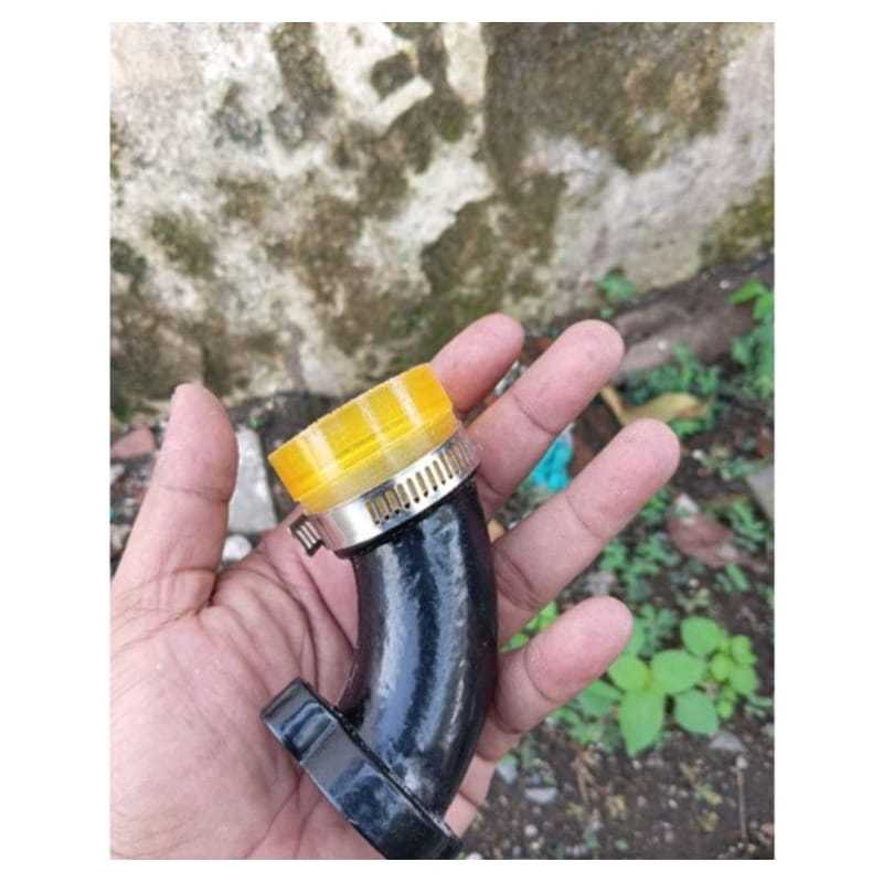 [ BERKAH MOTOR RACING ] Intake manipol miring motor bebek manipol karbu miring pe 24 26 28