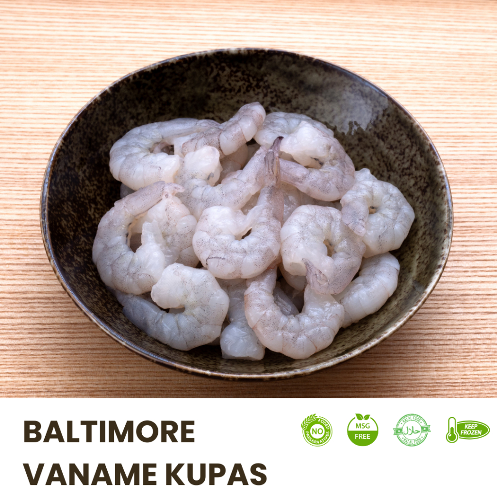 

Udang vaname kupas premium supplier hotel, kafe, resto
