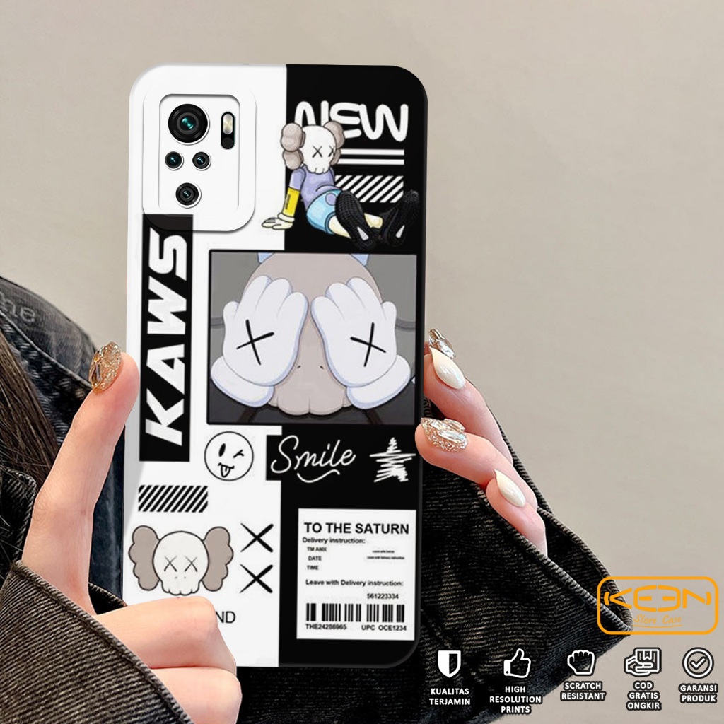 Case Xiaomi Redmi Note 10/Note 10S - Casing Hp Xiaomi Redmi Note 10/Note 10S Motif Branded - Softcas