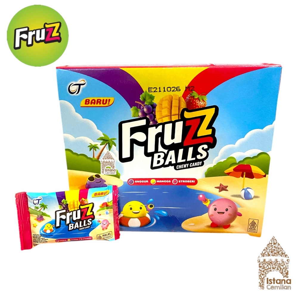 

Fruzz Balls Chewy Candy Permen Marbels Pack (isi 24 pcs)