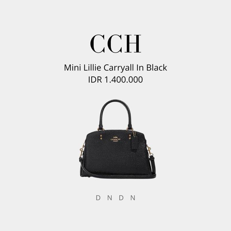 Mini Lillie Carryall In Black