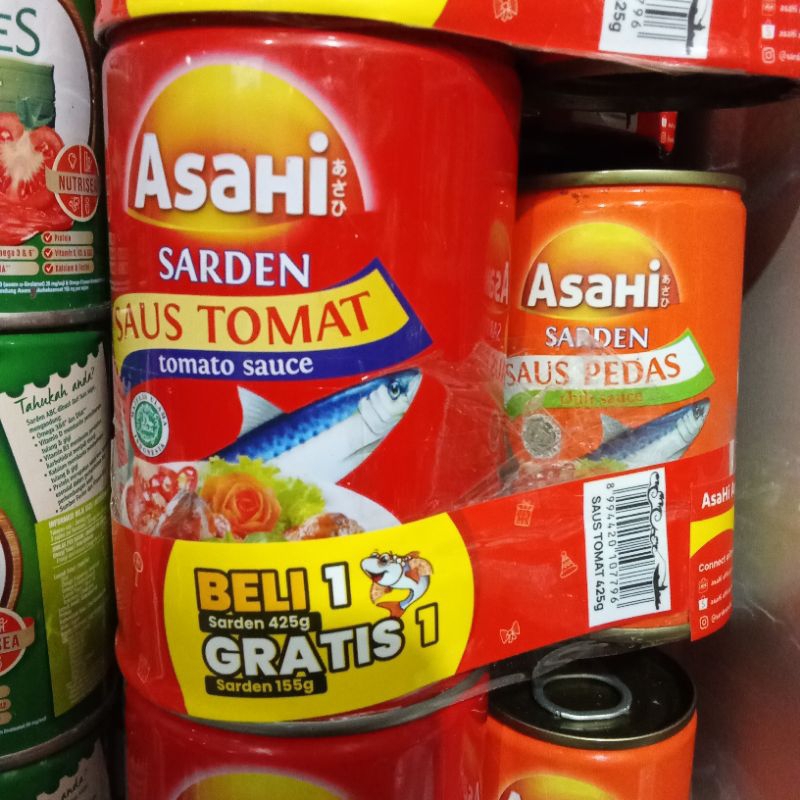 

sarden Asahi buy 1 get 1 425 gr + 155gr