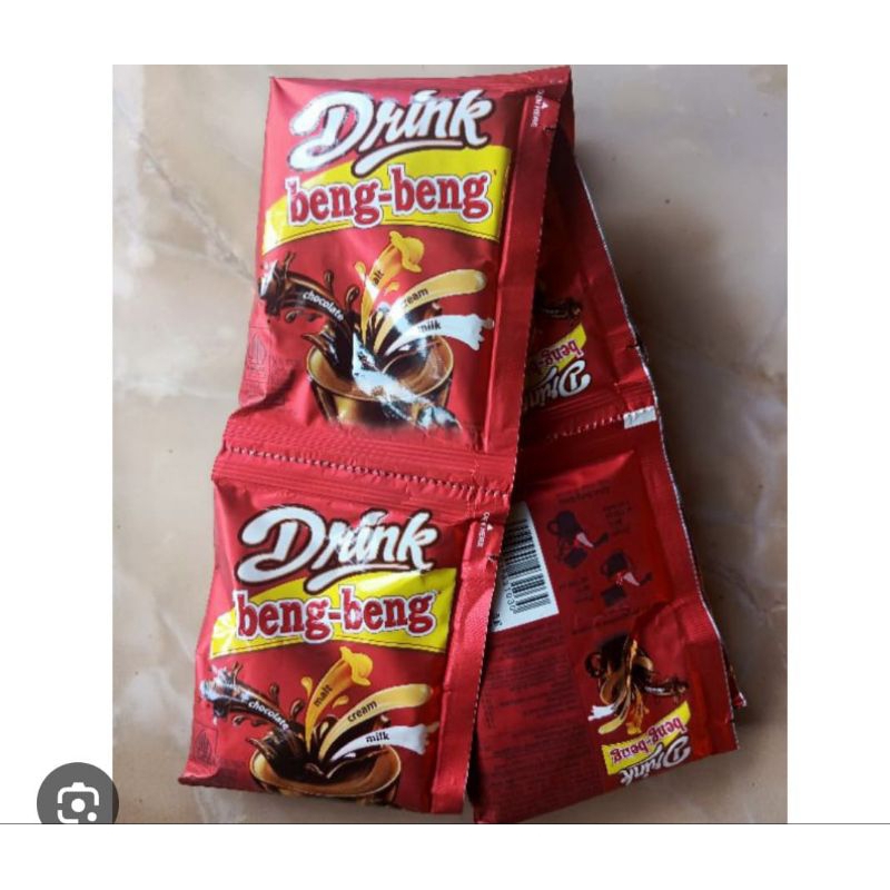 

Beng Beng Drink Minuman Cokelat Kemasan Renteng isi 10 pcs