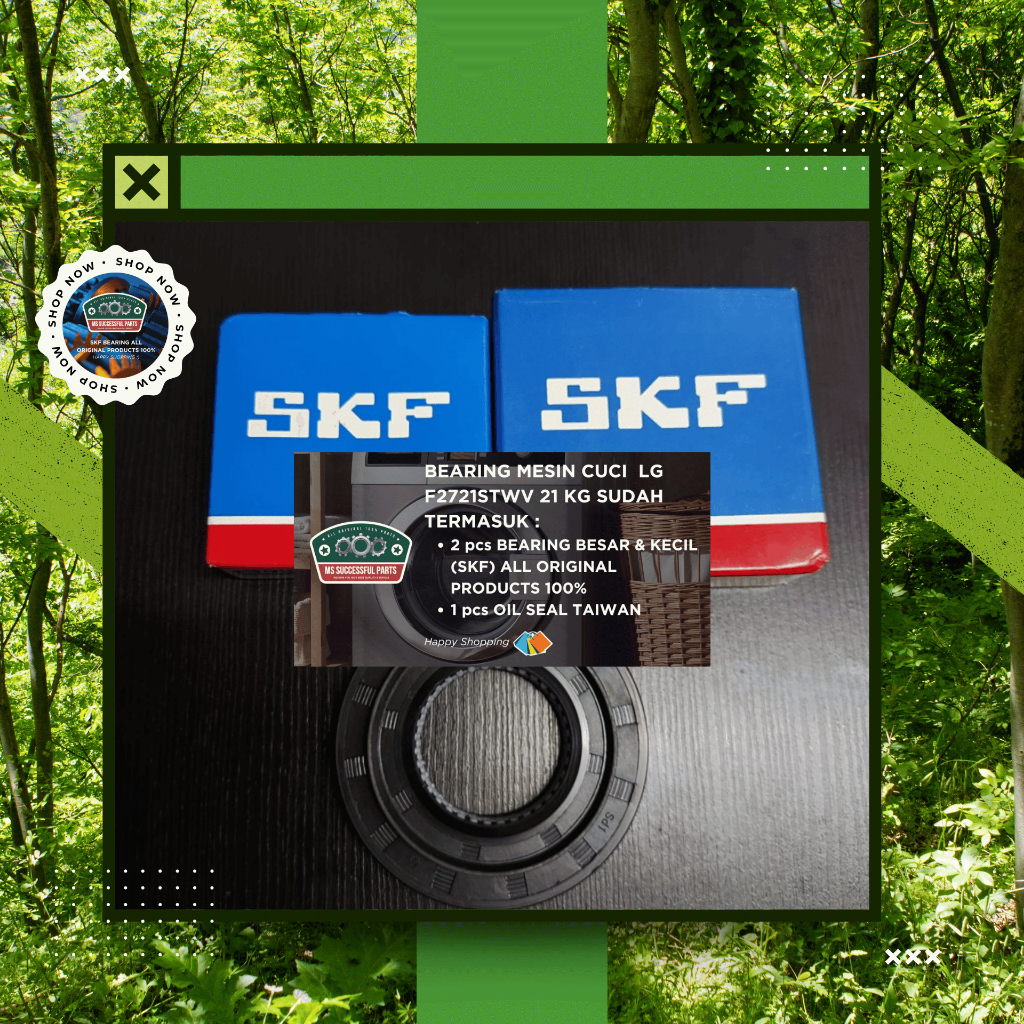 BEARING KIT MESIN CUCI LG F2721STWV 21 KG F2721 STWV