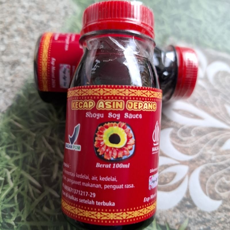 

Shoyu 100ml, 135ml dan 150ml soy sauce sushi kecap asin halal MUI bahan sushi sasimi kimbap gimbap bento