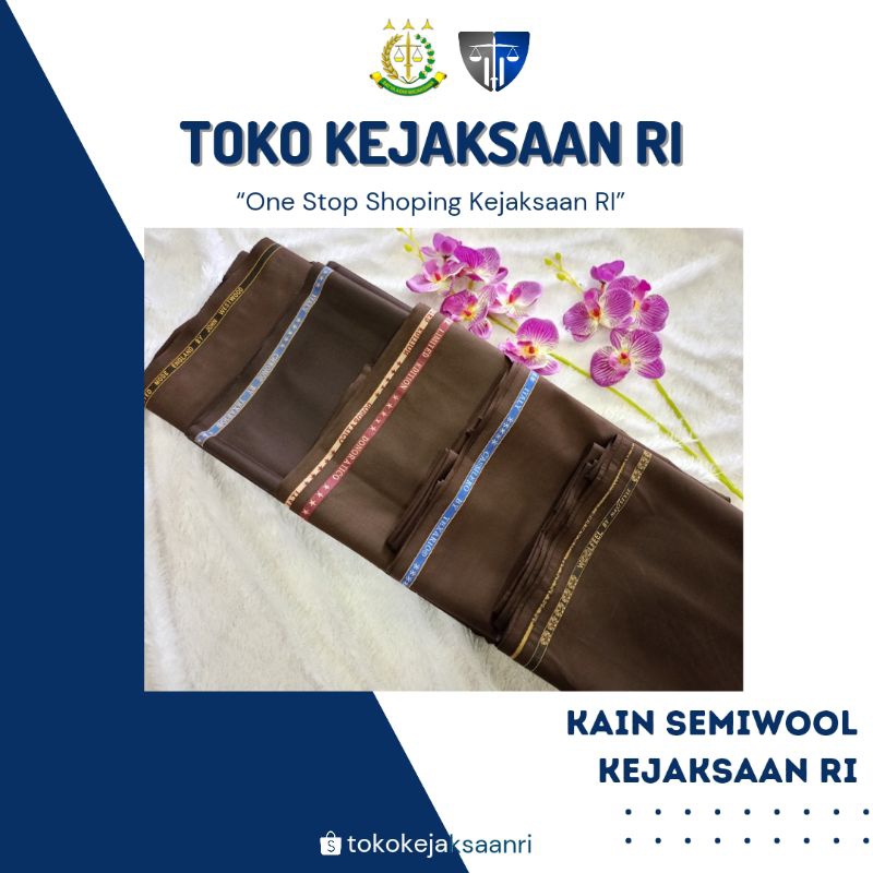 TOKO KEJAKSAAN RI - KAIN BAHAN SEMIWOOL PDH PDUK PDUB kejaksaan ri