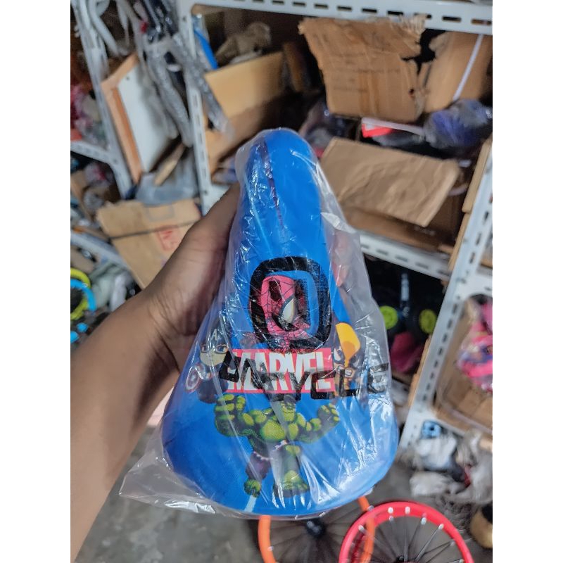 Saddle tempat duduk sepeda anak 12-16 inchi (biru)