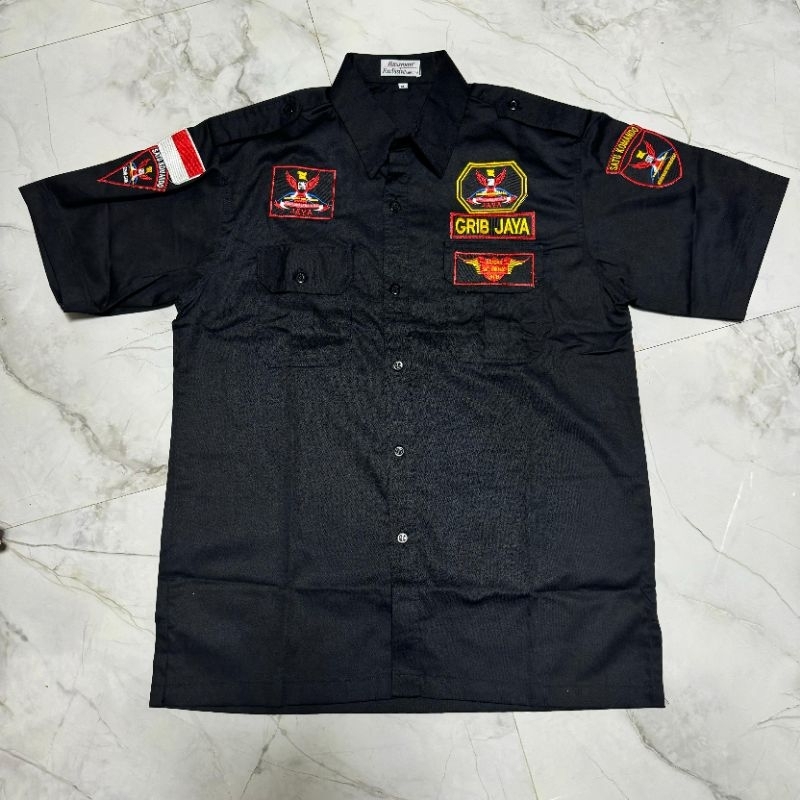 KEMEJA GRIB JAYA BAJU ORMAS GRIB JAYA KEMEJATERBARU GRIB PDH ORMAS GRIB JAYA NEWW