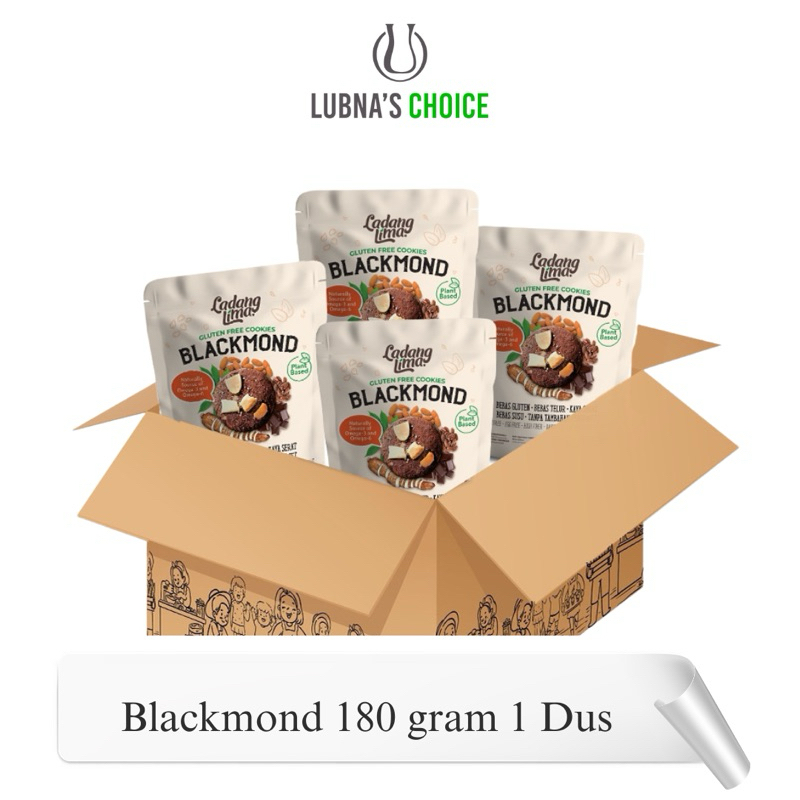 

Ladang Lima - Blackmond Cookies Gluten Free 1 Dus Isi 24 Pcs (180 gr)