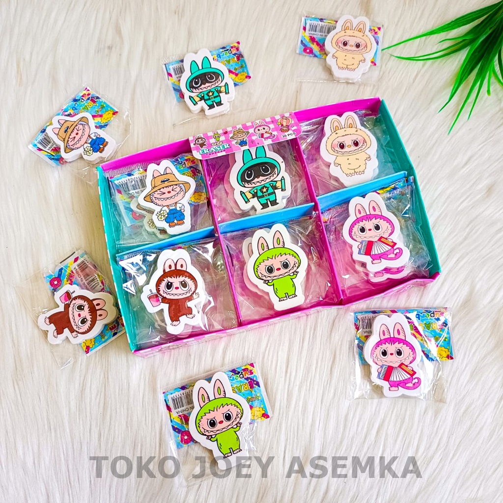 

PENGHAPUS LABUBU GEPENG THE MONSTER ERASER LISA BLACKPINK SETIP STIP HAPUSAN PENGAPUS