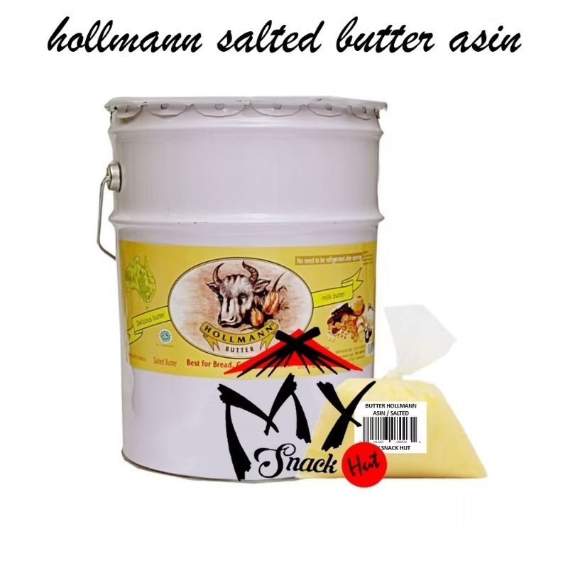 

HOLLMANN BUTTER 250GR MENTEGA HOLLMAN HOLMANN HOLMAAN SALTED ASIN KUE KERING COOKIES ROTI HALAL