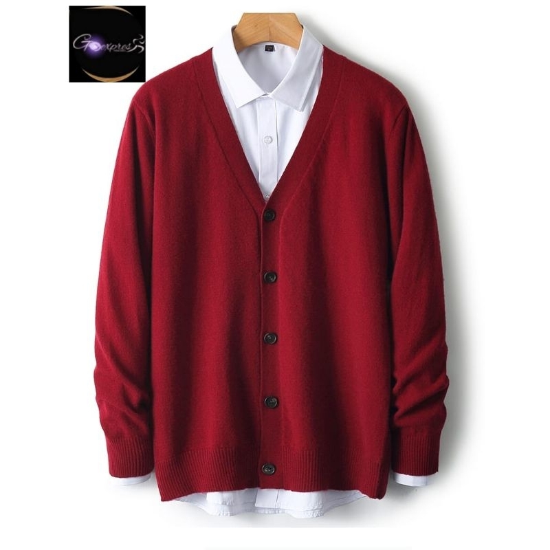 Sweater Cardigan Polos/Sweater Rajut Kantor/Sweater Cardigan Pria
