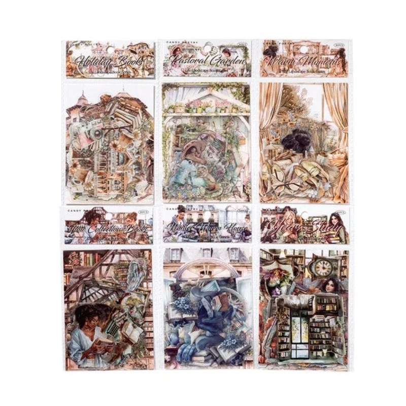 

30 sticker packs per pack Garden Landscape Series Garden Theme