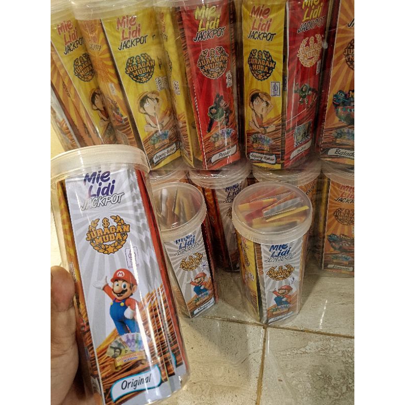 

Mie Lidi Mie Jadul Karakter isi 20 Paket Usaha