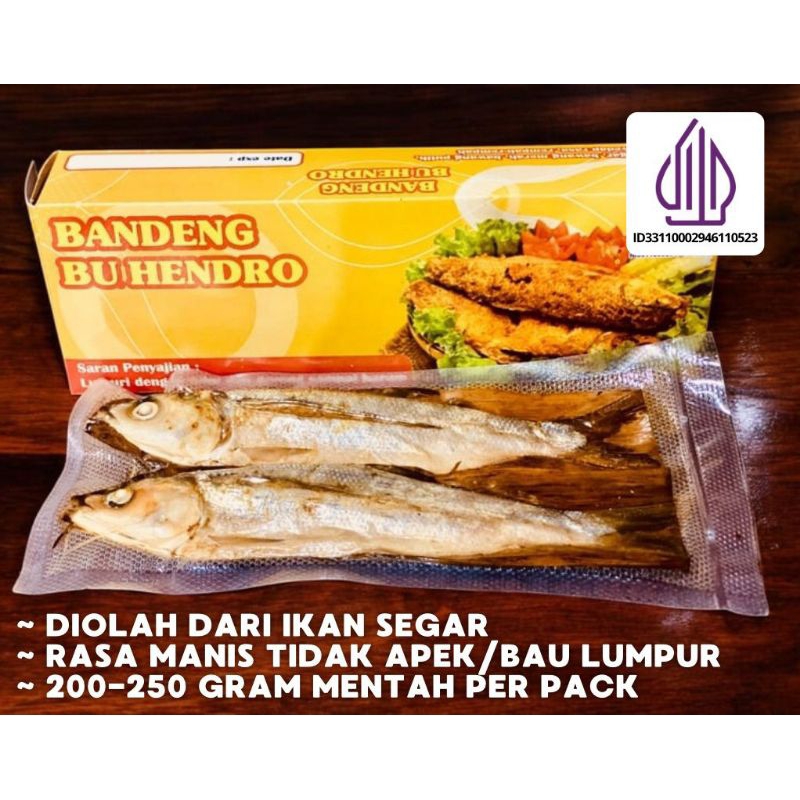 

LAUK PRAKTIS....!!!! Olahan Ikan Bandeng Tulang Lunak Premium 200gram