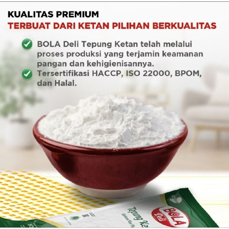 

Tepung ketan bola deli PROMO