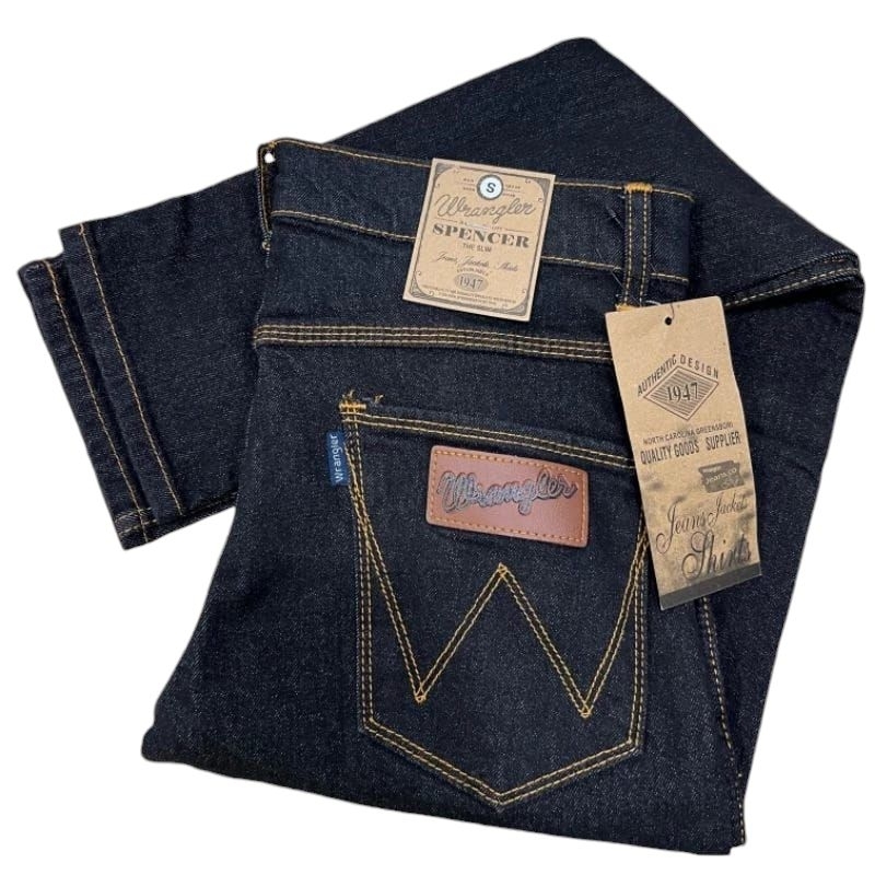Celana Jeans Street Wrangler Black Garmen - Celana Jeans Panjang Wrangler model Skinny / Celana Pria