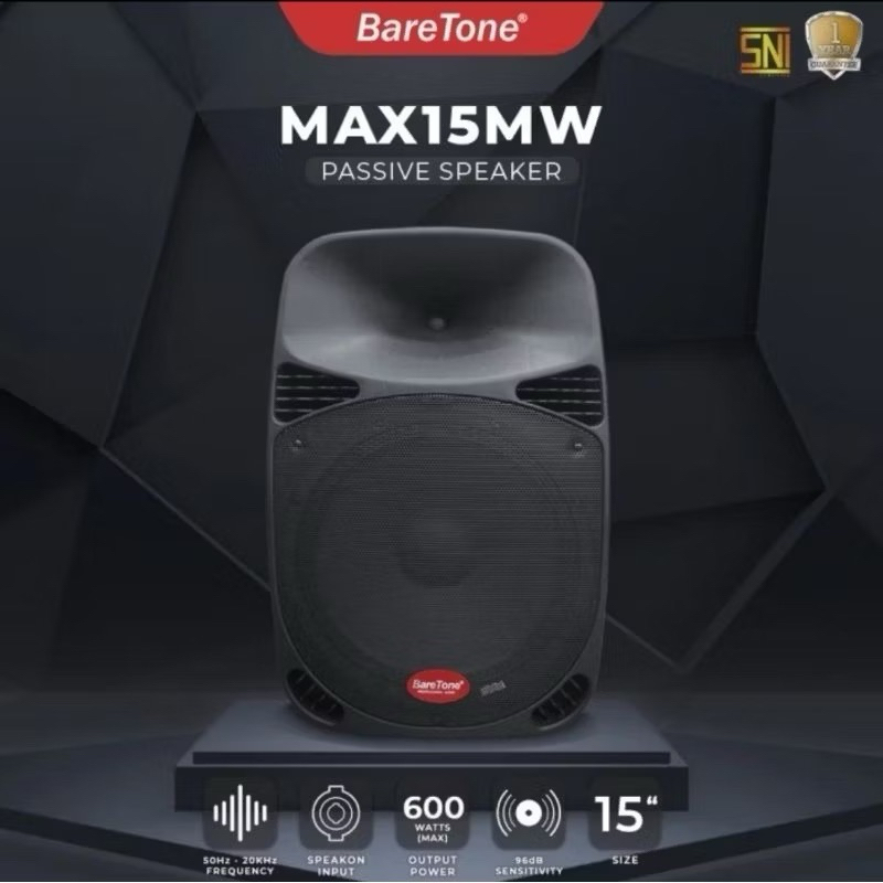 Speaker Pasif Baretone 15inch MAX 15MW