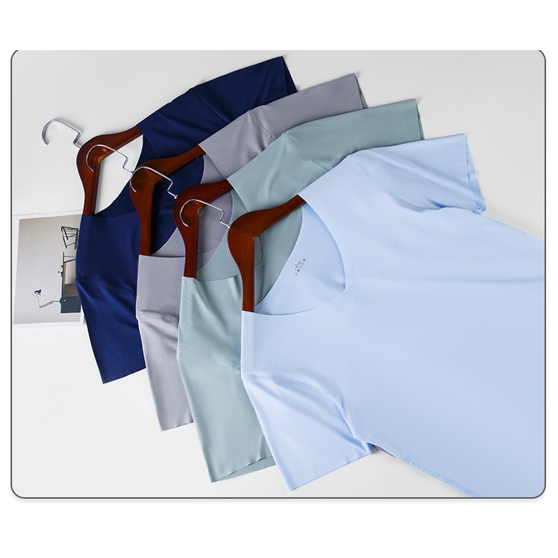 OWH Kaos Dalam Pria Tipis Adem Halus Kaos Oblong Santai Pria PP001