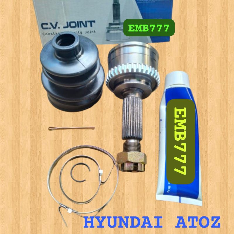 CV JOINT LUAR ATOZ VISTO GEAR 19 AS RODA LUAR HYUNDAI ATOZ ATOS KIA VISTO