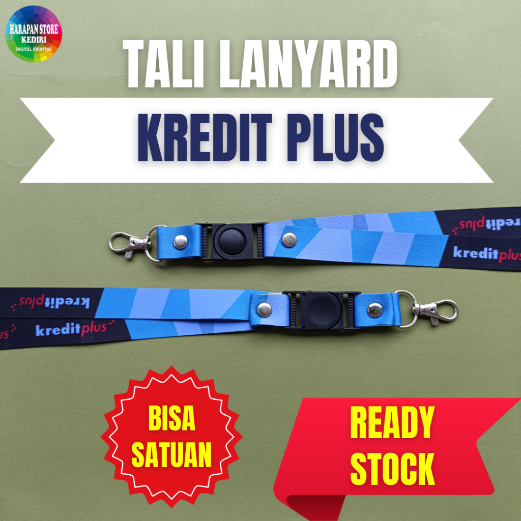 

[READY STOCK] TALI LANYARD ID CARD KREDIT PLUS -BISA SATUAN