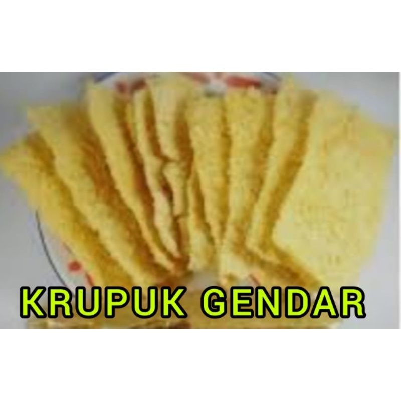 

KRUPUK GENDAR KUNING RP 8.000 / 250 GRAM