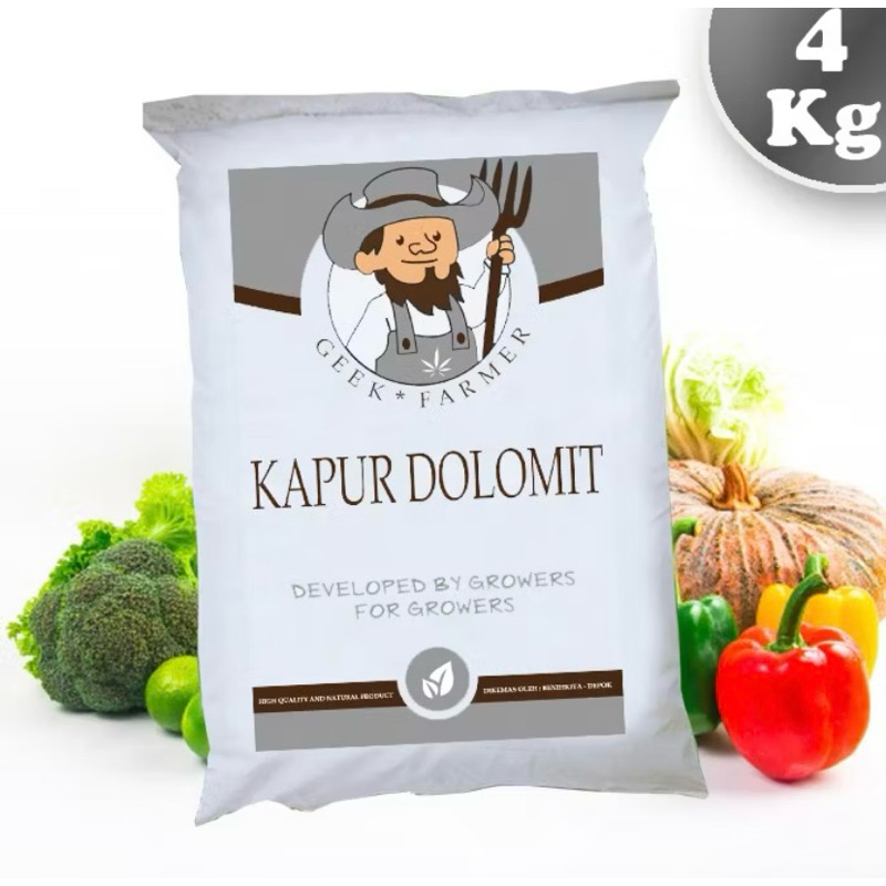 Pupuk Kapur Pertanian Dolomit Premium (Geek Farmer)