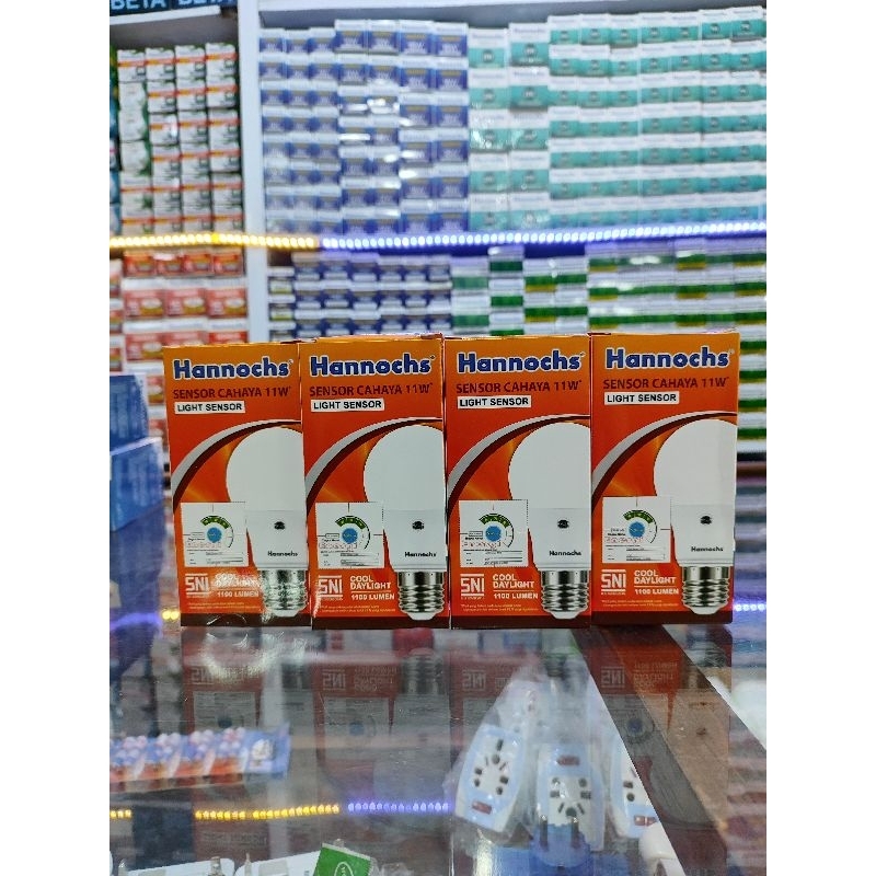 Hannochs Light Sensor 11W / Sensor Cahaya / Lampu Photocell / Lampu teras / Lampu Taman