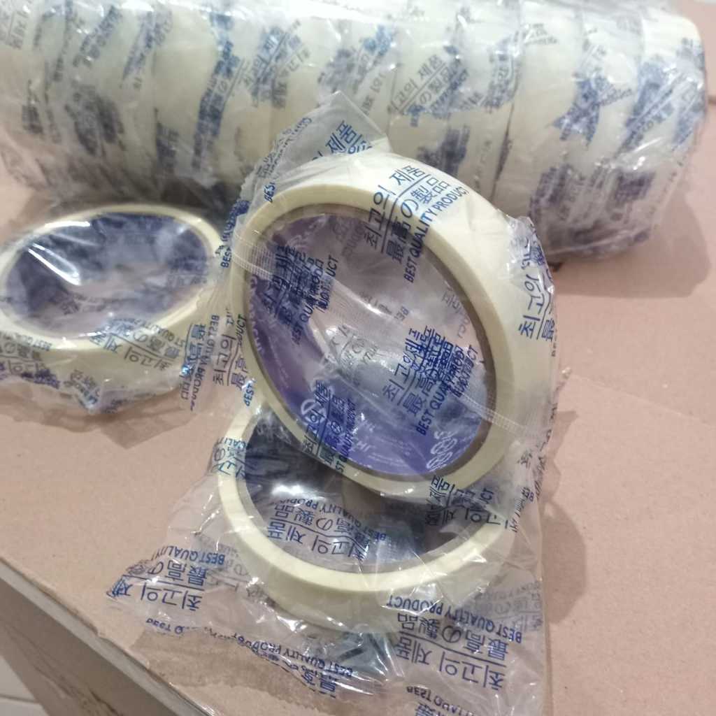 

Masking Tape Lakban Kertas 24mm 12 y Isolasi Kertas