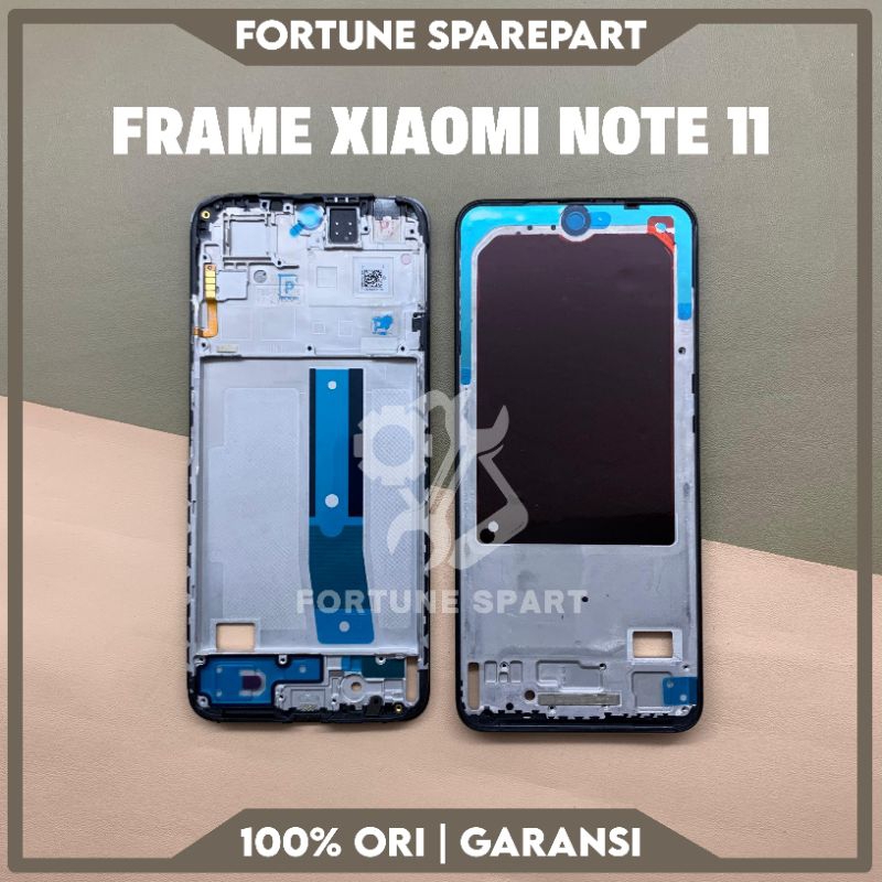 FRAME TATAKAN TEMPAT TULANG RANGKA LCD XIAOMI REDMI NOTE 11 ORIGINAL COPOTAN