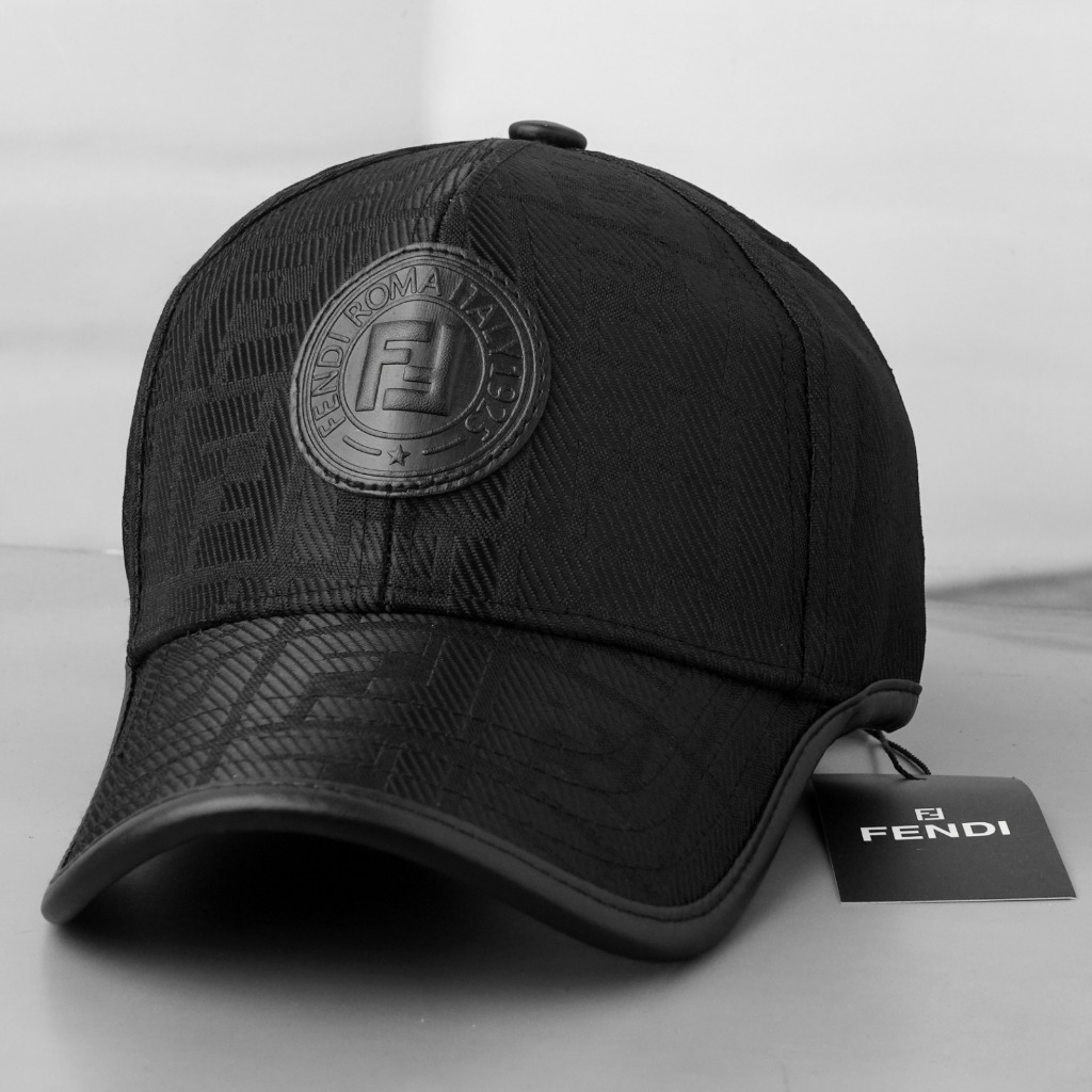 LUXURY RANDOM Topi Baseball Branded Caps Logo Rubber Karet Bordir Motif Polos Premium Import (442)