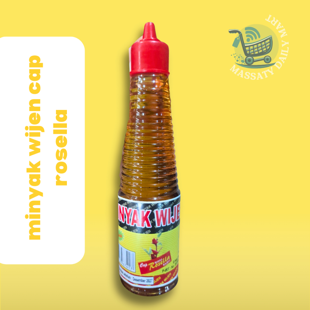 

MINYAK WIJEN CAP BUNGA ROSELLA 150ml HALAL