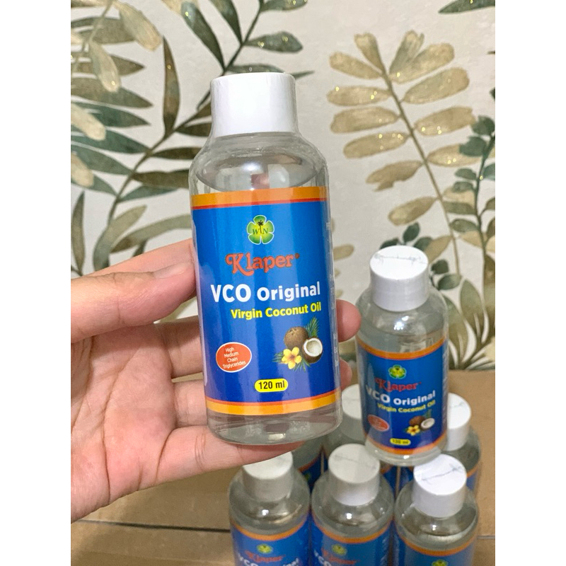 

Klaper vco original virgin coconut oil minyak kelapa 120 ml