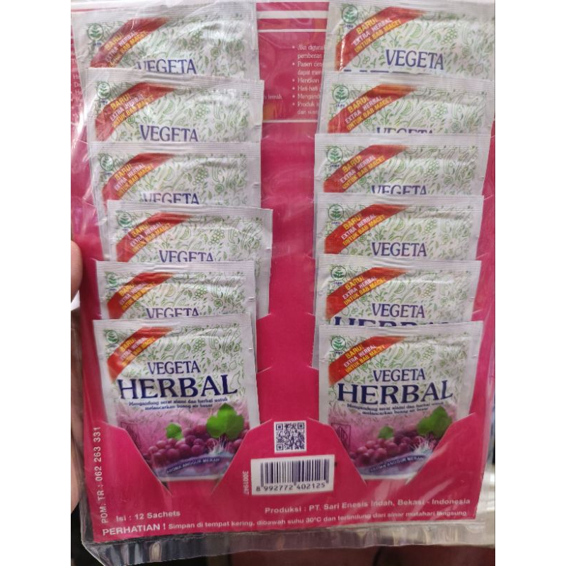 

(12 sachet) VEGETA HERBAL SACHET