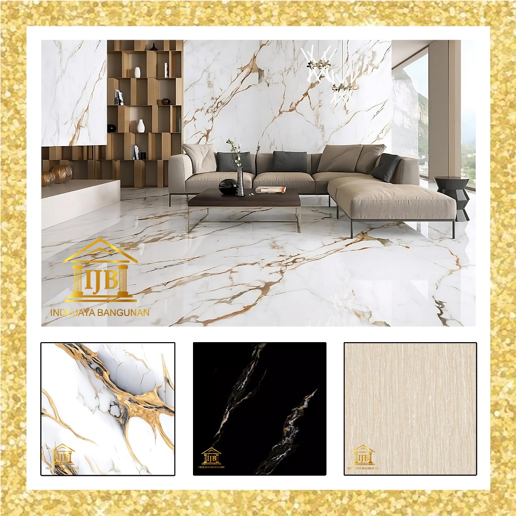 Granit Polished Licin Kilap 60x60 60 x 60 CM Granite Cream Hitam Merah Putih Abu & Corak