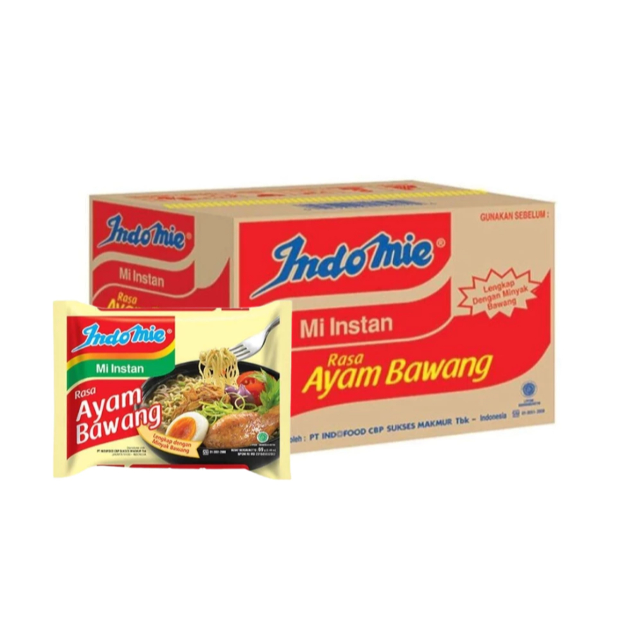 

INDOMIE AYAM BAWANG 1 KARTON / 1 DUS HARGA GROSIR TERMURAH