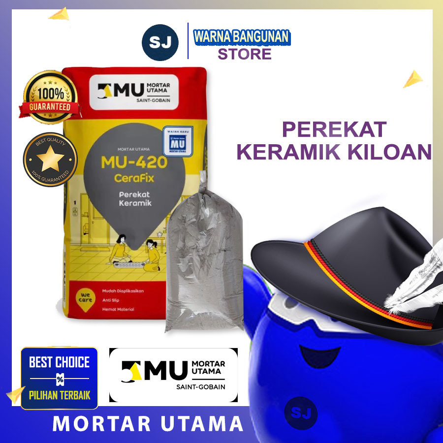 SEMEN UNTUK KERAMIK MU 420 KILOAN KG PER 1 KILO