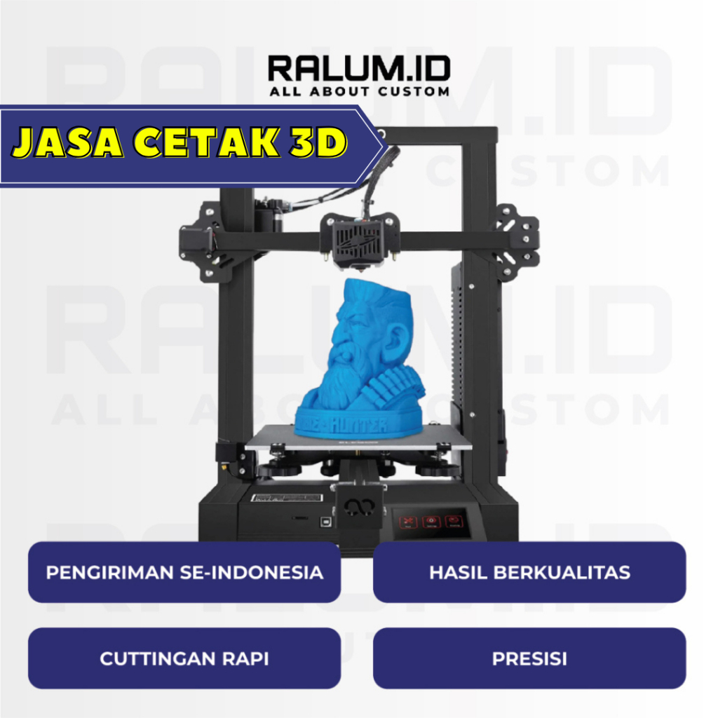 JASA CETAK 3D PRINTING OBJEK 3D CUSTOM DESAIN BEBAS