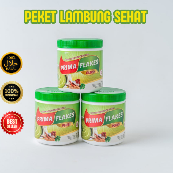 

Paket 3 pcs I Primaflakes I Nutrisi I Herbal I Alami I Ampuh I Atasi I Asam I Lambung I Gerd I Maag