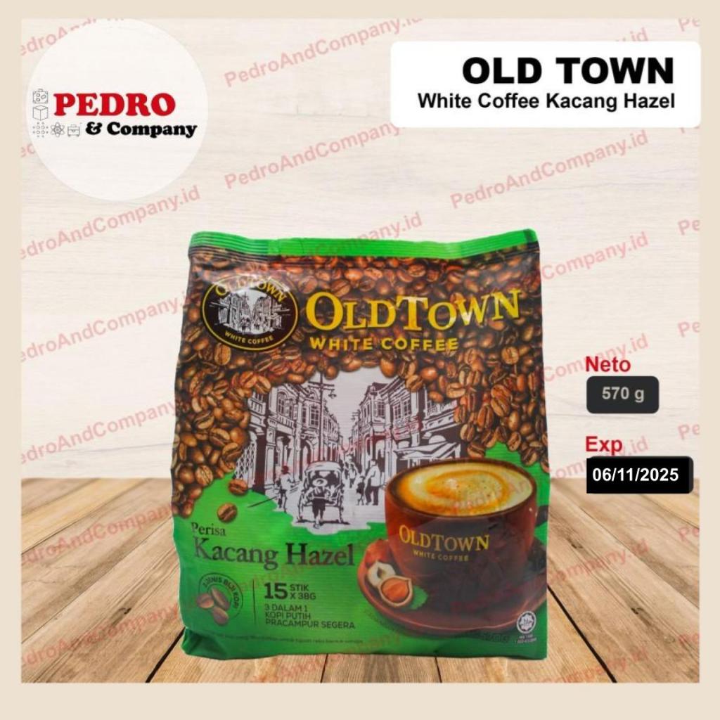 

old town white coffee hazelnut (35gr x 15 sachets) - oldtown kopi instant hazelnut import malaysia