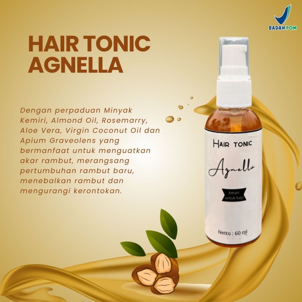 Hair Tonic Penumbuh Rambut Botak Rontok Vitamin Rambut Serum Rambut