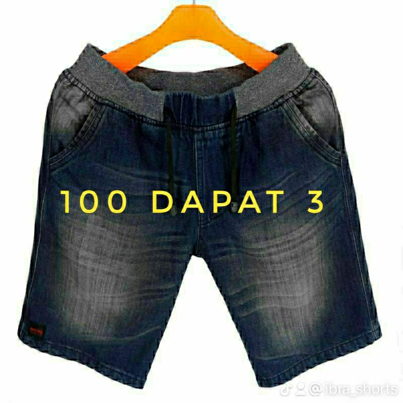 PROMO 100RIBU DAPAT 3PCS celana pendek levis jeans denim pria