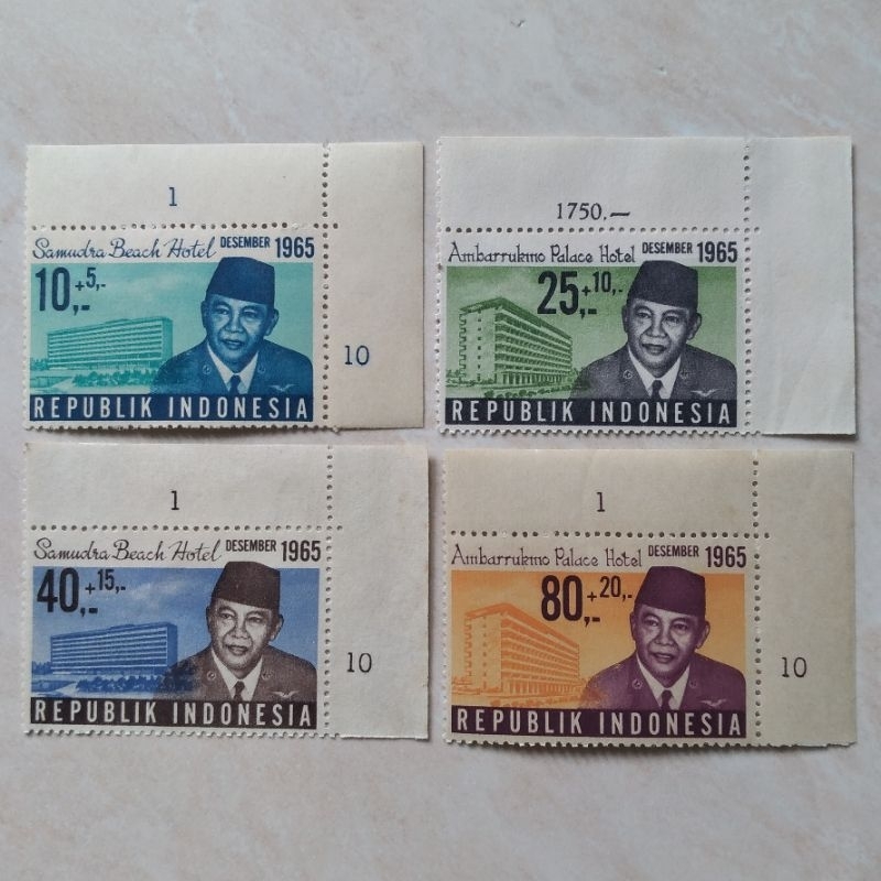 

Perangko Prangko Kuno Set Lengkap Seri Hotel-Hotel Pariwisata 1965 Mint - YN2144