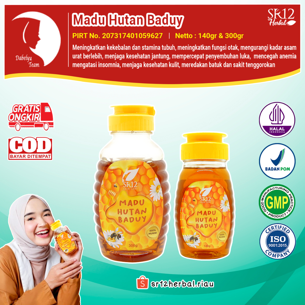 

【COD】 MADU HUTAN ASLI & MURNI | Tingkatkan Daya Tahan Tubuh & Semangat Sepanjang Hari | SR12 Herbal